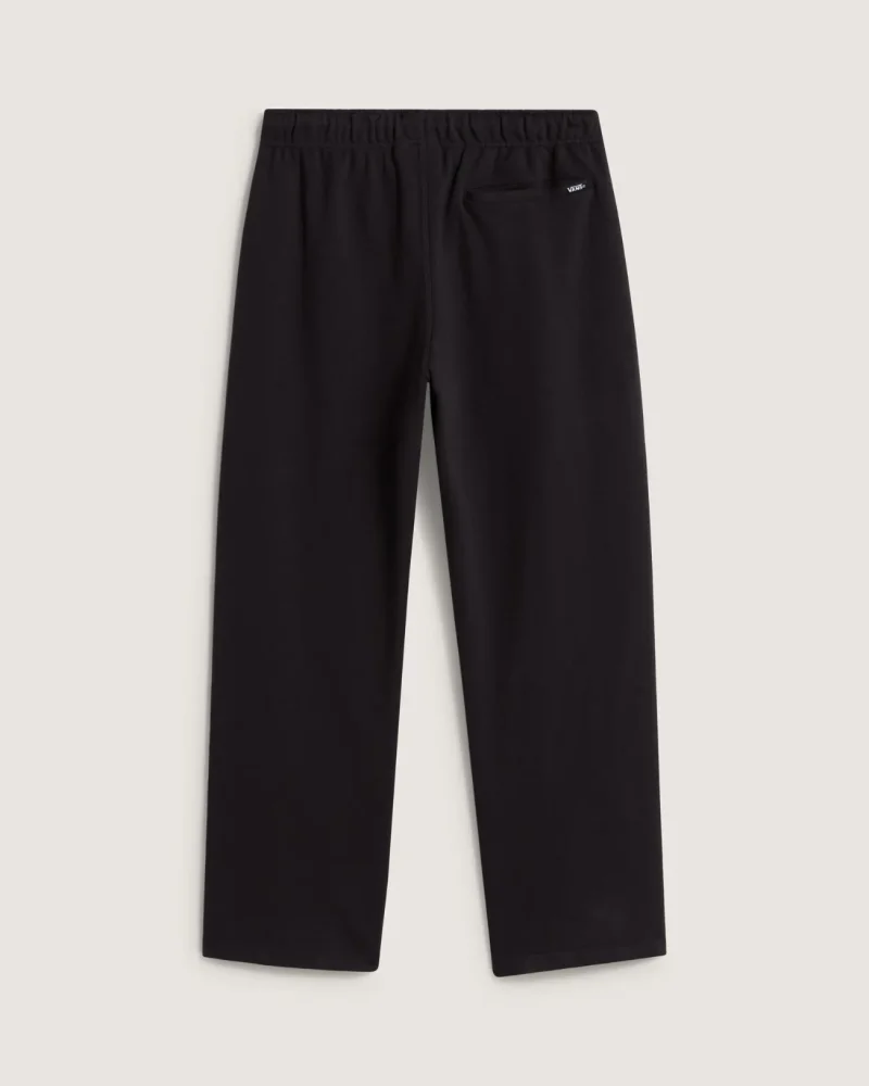 VANS - מכנס טרנינג ארוך Stretch Logo Straight Leg – V00XEPBLK – black – 1