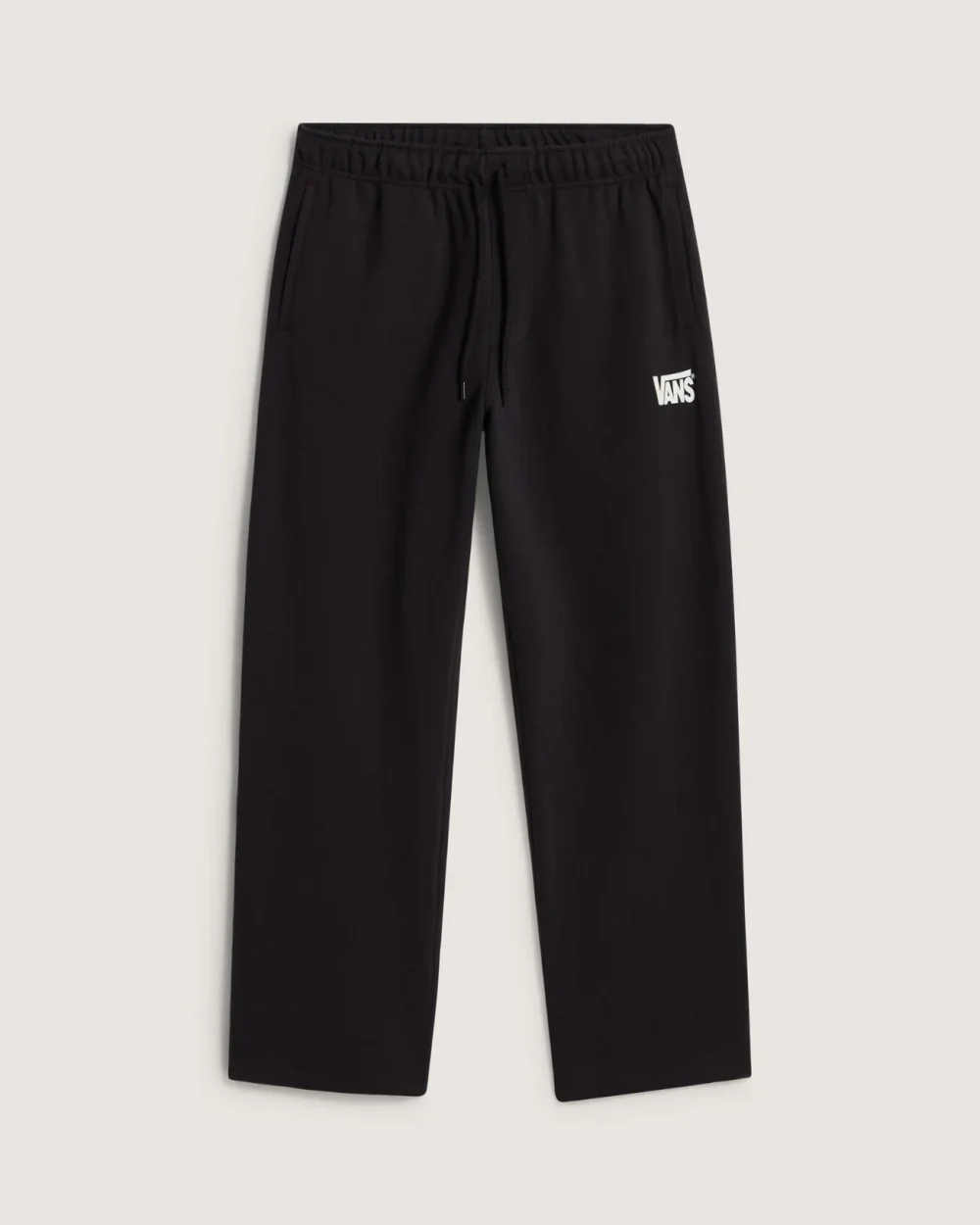 VANS - מכנס טרנינג ארוך Stretch Logo Straight Leg – V00XEPBLK – black – 1