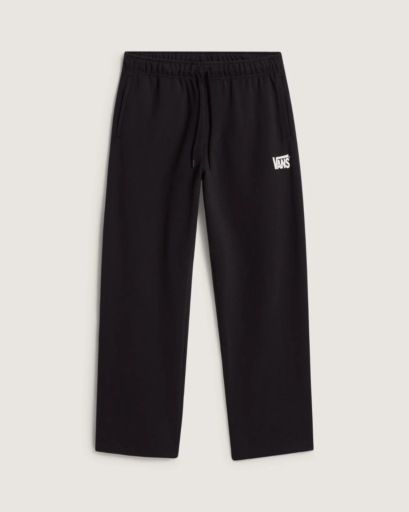 VANS - מכנס טרנינג ארוך Stretch Logo Straight Leg – V00XEPBLK – black – 1