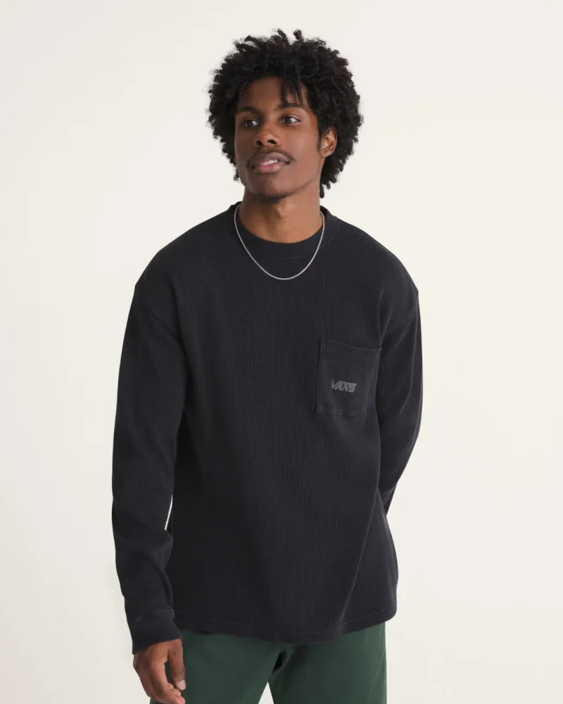 VANS - חולצה ארוכה Core Thermal – V00XG2BLK – black – 2