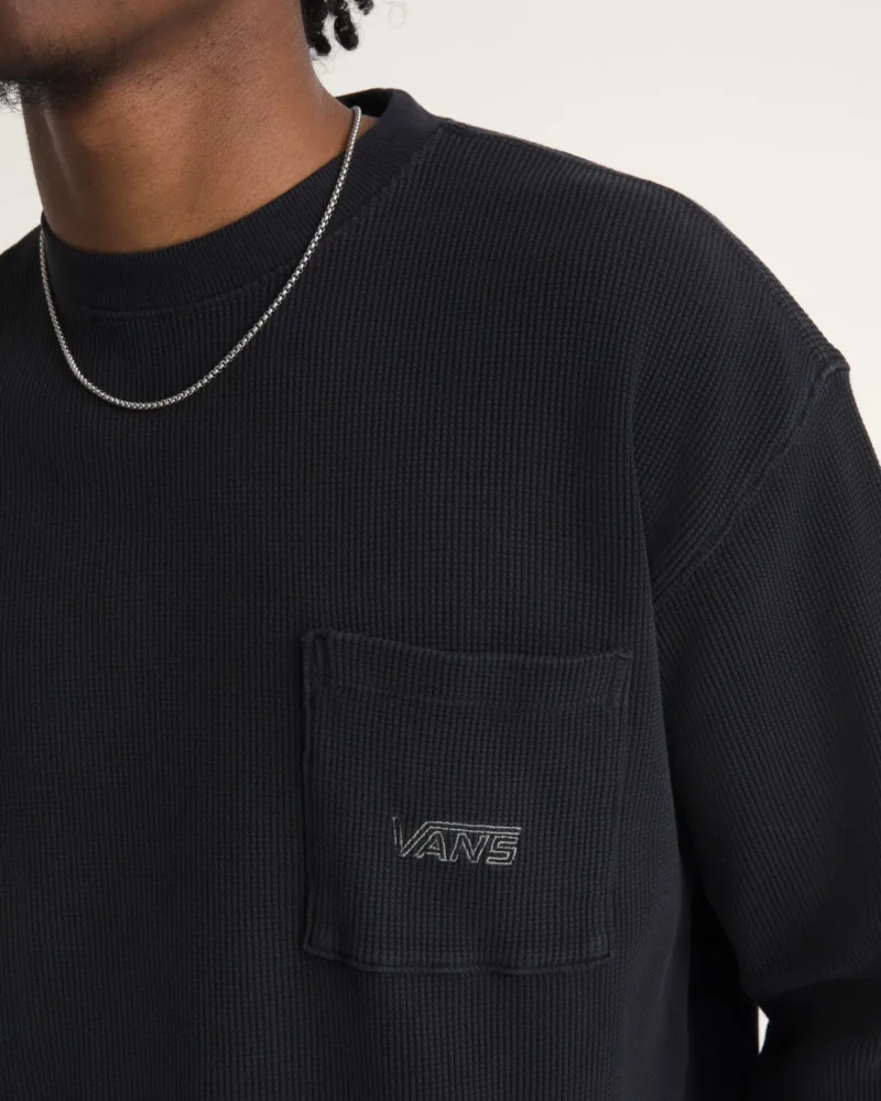 VANS - חולצה ארוכה Core Thermal – V00XG2BLK – black – 4