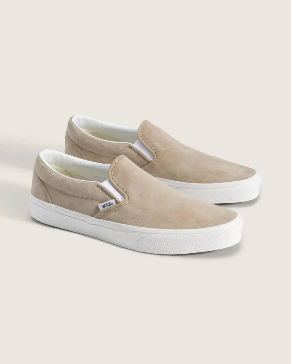 VANS - נעלי סניקרס Classic Slip-On – V00Z7A4MG – pig-suede-incense – 1