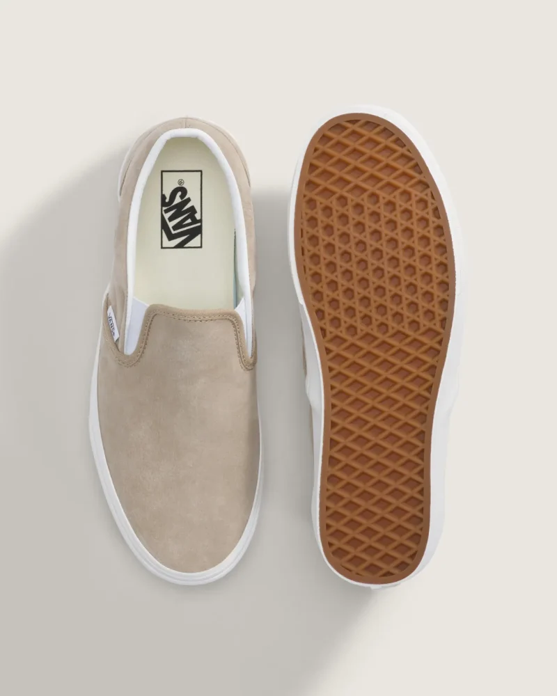 VANS - נעלי סניקרס Classic Slip-On – V00Z7A4MG – pig-suede-incense – 2