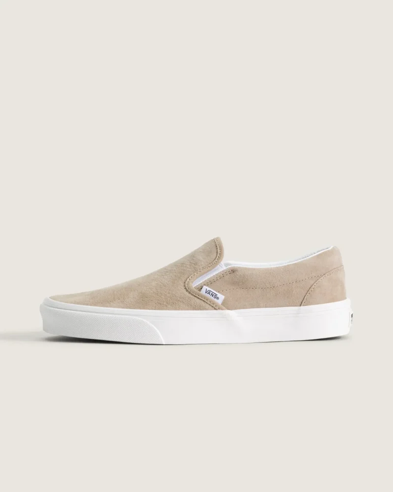 VANS - נעלי סניקרס Classic Slip-On – V00Z7A4MG – pig-suede-incense – 1