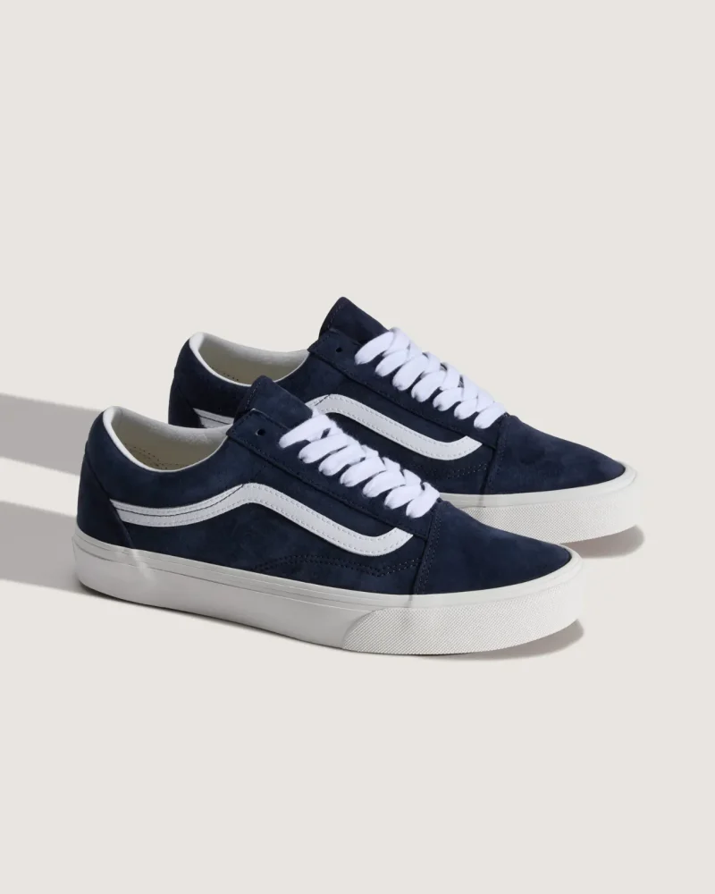 VANS - נעלי סניקרס Old Skool – V00Z90JDU – pig-suede-parisian-night – 1