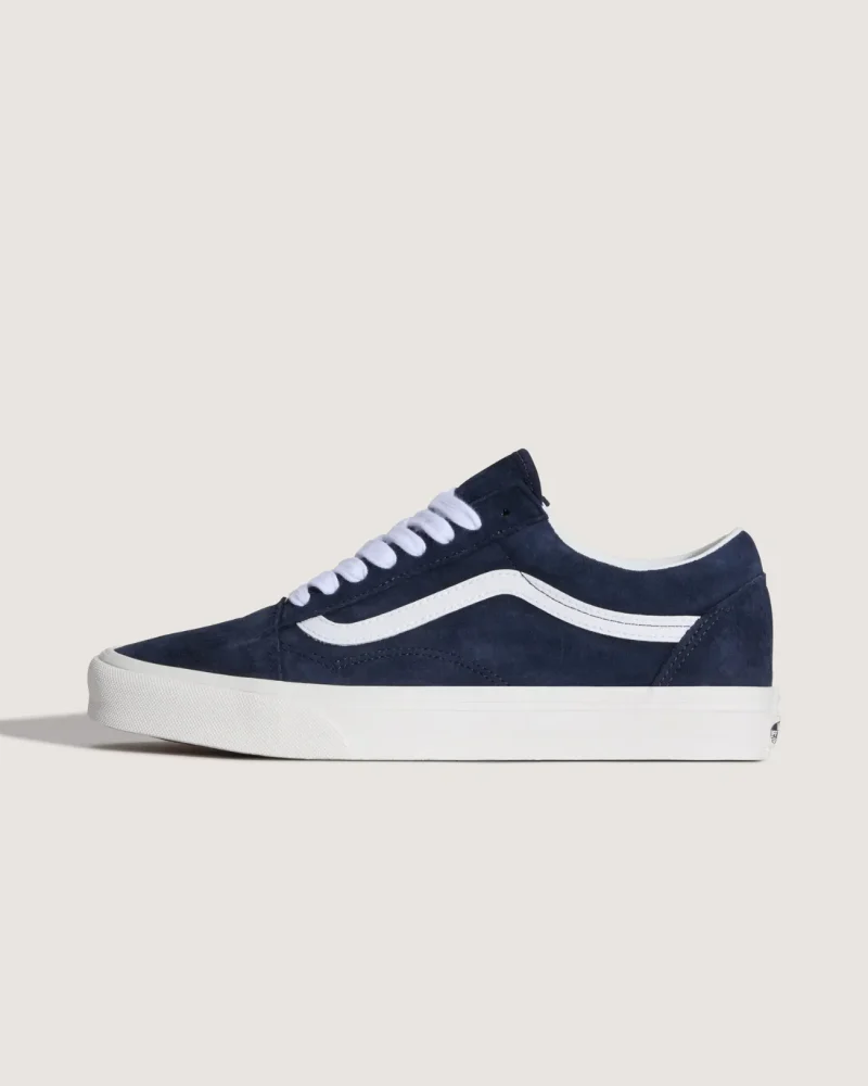 VANS - נעלי סניקרס Old Skool – V00Z90JDU – pig-suede-parisian-night – 1