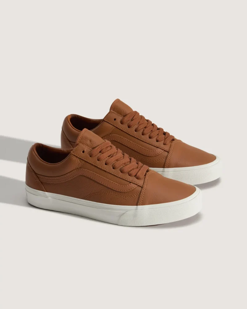 VANS - נעלי סניקרס Old Skool – V00Z90N1Z – leather-glazed-ginger – 1
