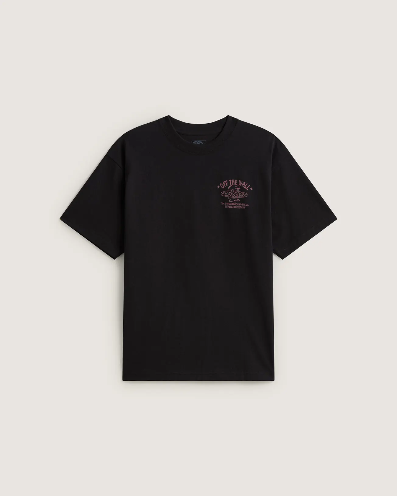 VANS - חולצת טי קצרה Food Spot – V01024BLK – black – 1
