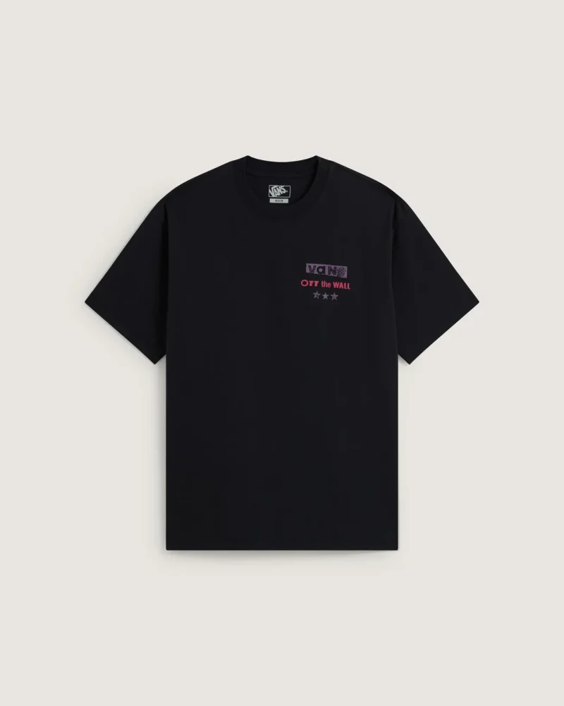 VANS - חולצת טי קצרה Distorted Reality – V010FQBLK – black – 1