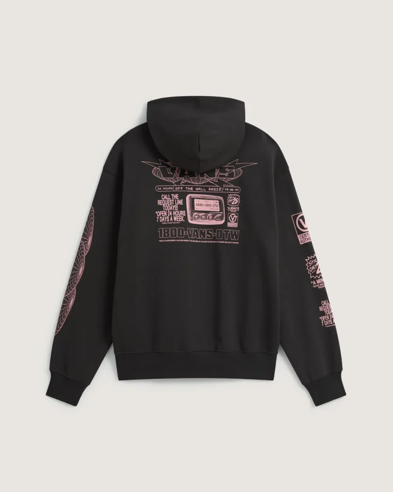 VANS - קפוצ'ון Vans Hotline Radio – V010GKEMV – faded-black – 1