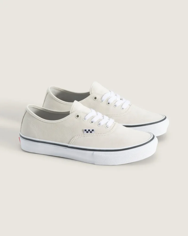VANS - נעלי סניקרס Skate Authentic – VA5FC8XQL – white-gunmetal – 1
