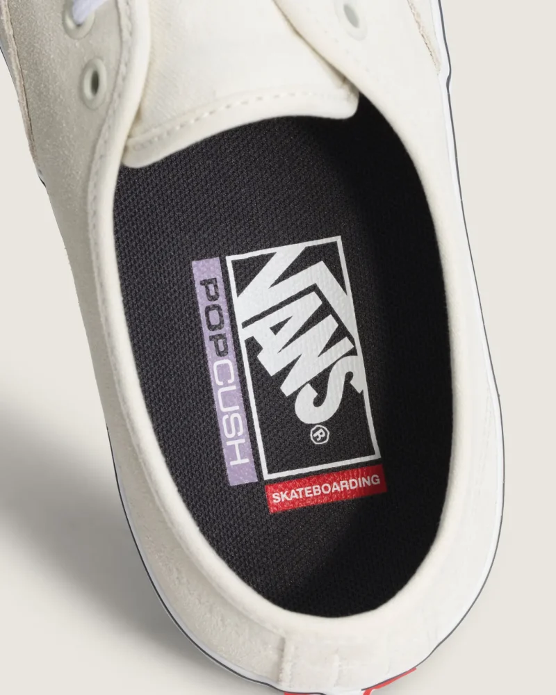 VANS - נעלי סניקרס Skate Authentic – VA5FC8XQL – white-gunmetal – 4